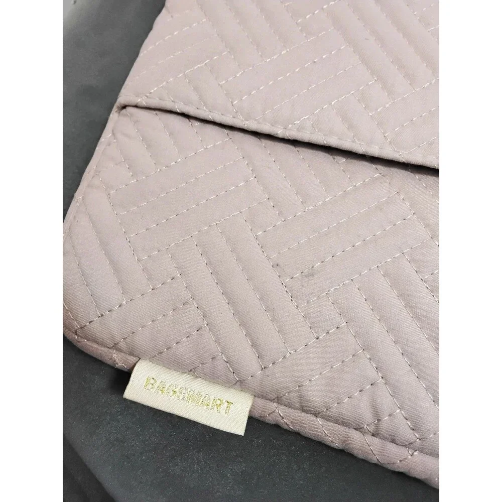 BAGSMART Laptop Sleeve Bag Compatible with MacBook 13-13.3 Inch, Baby Pink